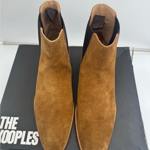 The Kooples Men\'s Tan Suede Chelsea Boots main image 8